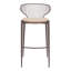 Tabouret de bar Silues (ensemble de 2) taupe et brun