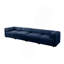 Canapé modulaire modulaire avec rangement, dossier cylindrique et accoudoirs, siège profond, confortable et durable pour le salon, canapé 4 places, bleu-742525938