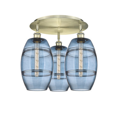 Dundrod Glass Flush Mount