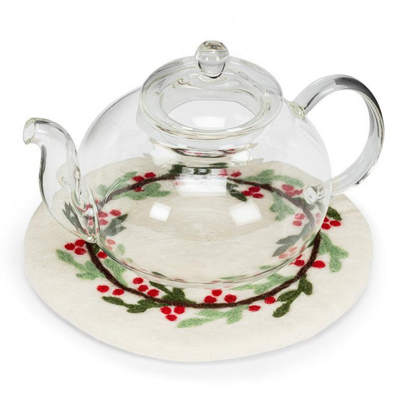 Trivet Mistletoe & Berries