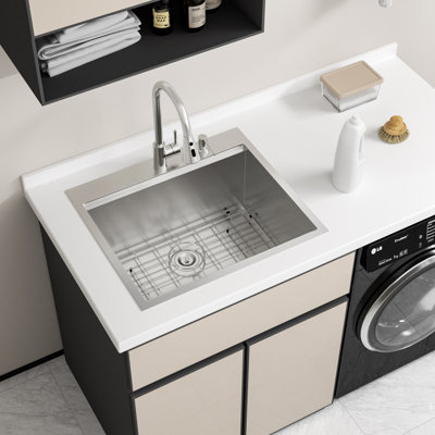 Grand évier de cuisine 25 po x l 22 po x H 12 po.