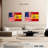 Borges Spain And USA Flag