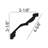 RPS-0183 3.12'' H x 96'' W x 3.12'' D Urethane Chair Rail