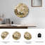 Horloge murale rustique moderne en verre Rustic Blossom-125046047