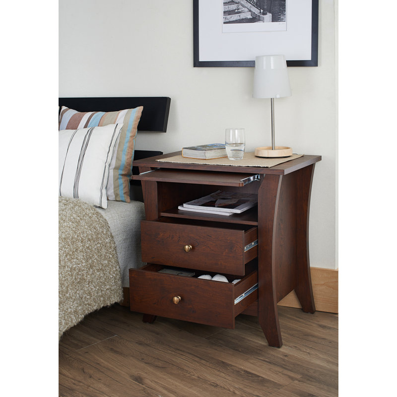 Fuhrman 60cm W Manufactured Wood Bedside Table
