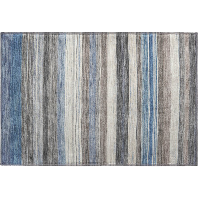 Premium Machine Washable Hedden AMF1703 Stripes Rug