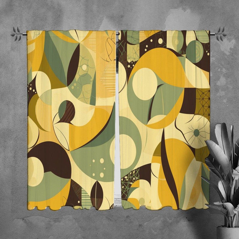 Paire de rideaux obscurcissant en polyester Myari, L 20 po x L 61 po