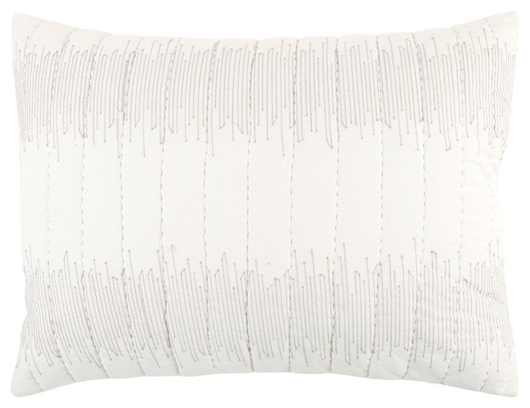 Seismic Riff Cotton Striped Sham, Standard Sham