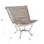 Chaise gonflable Scroll Puff Chaise Bella Ash avec cadre en titane-374386205