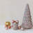 Glass Tree Decor With Sequins