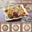 Brown Chicken Shredder Tool with Brush and Fork