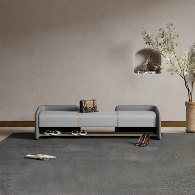 Banc de rangement rembourré Thordia
