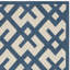 Tapis intérieur / extérieur bleu marine / beige Arneshia-1825099877