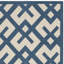 Tapis intérieur / extérieur bleu marine / beige Arneshia-1825099903