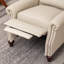 Fauteuil inclinable en cuir véritable-398984930
