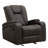 38'' Manual Rocking Recliner with Hidden Storage & Cup Holders, for Living Room & Home Theater