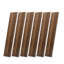 Paquet de 6 panneaux muraux en bois aggloméré 94,49 po x 7,44 po, panneaux de fibres à densité moyenne pour décoration intérieure moderne (29,29 pieds carrés / caisse)-123497709
