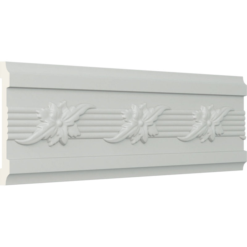 3 3/8"H x 1/2"P x 94 1/2"L, (3 1/2" Repeat), Winston Chair Rail (12-Pack)