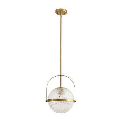 1 - Light Brass Sphere Pendant