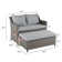 Frett Wicker 2 - Person Patio Conversation Sets with Cushions
