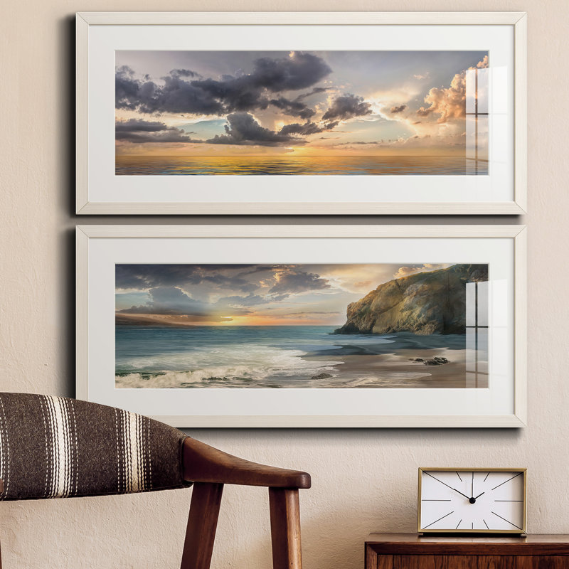 Cadre photo, ensemble de peintures sur papier, Blanc