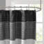 Amherst Striped Faux Silk Shower Curtain-590659877-590659903