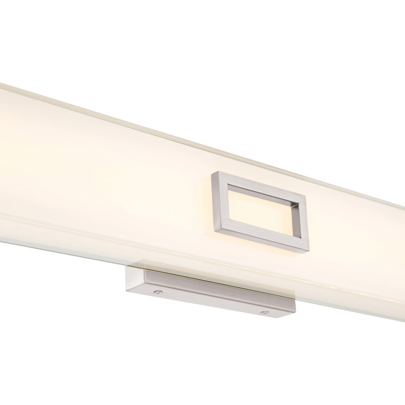 Cesiley Dimmable LED Vanity Light, Brushed Steel