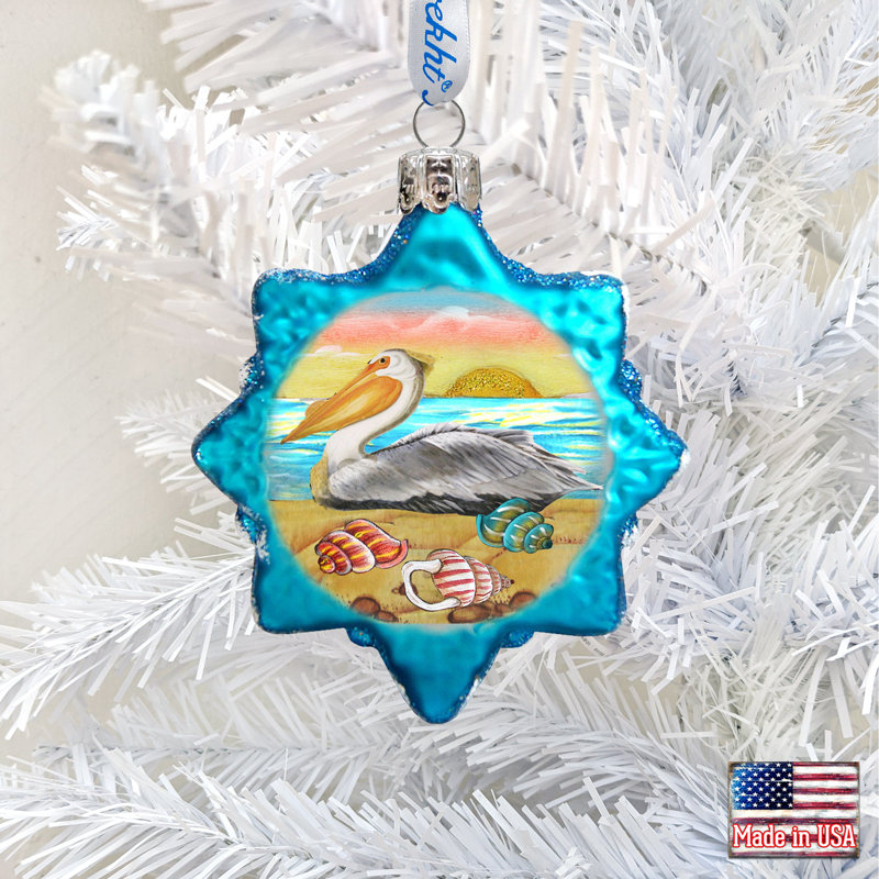 Keepsake 3 Piece Fun at the Beach Holiday Shaped Ornament Set