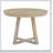 5-Piece Retro Functional Dining Set with Extendable Round Table and 4 Comfortable Upholstered Chairs for Versatile Use