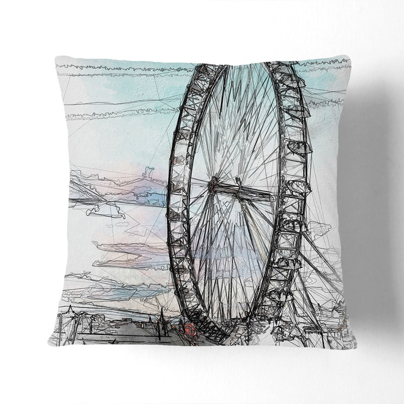 Square Cushion, 40cm H x 40cm W x 15cm D