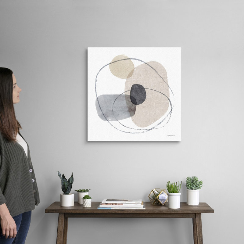 "Think Neutral 11", reproduction d'art par Lisa Audit, Toile tendue, H 24 po x l 24 po, Sans cadre