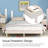 Sleek Modern Floating Platform Bed Frame-918319465-918319464