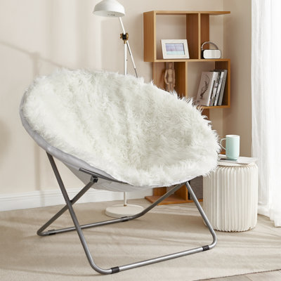 Giant Moon Chair - Mega Furry Plush