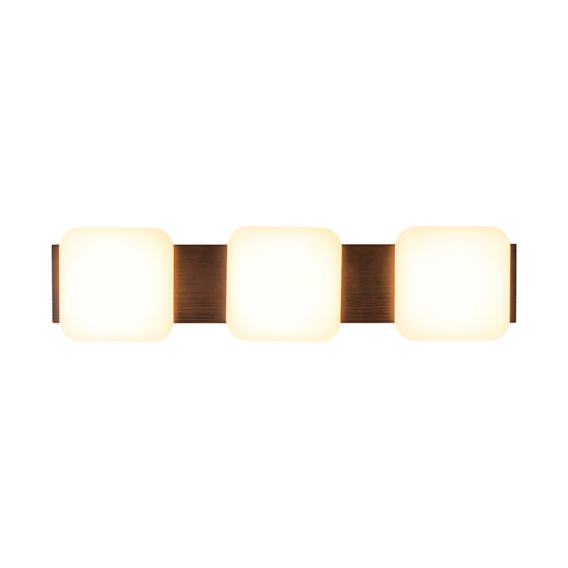 Plafonnier encastré 3 lumières DEL à intensité variable