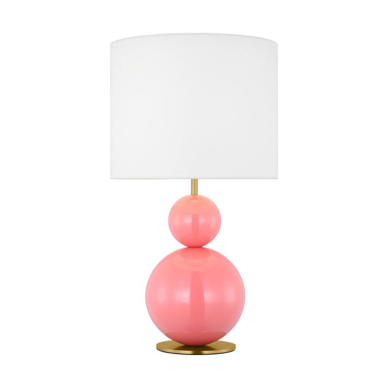 Suki Metal Table Lamp, Coral