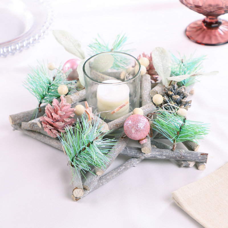 Glass Tabletop Tealight Holder
