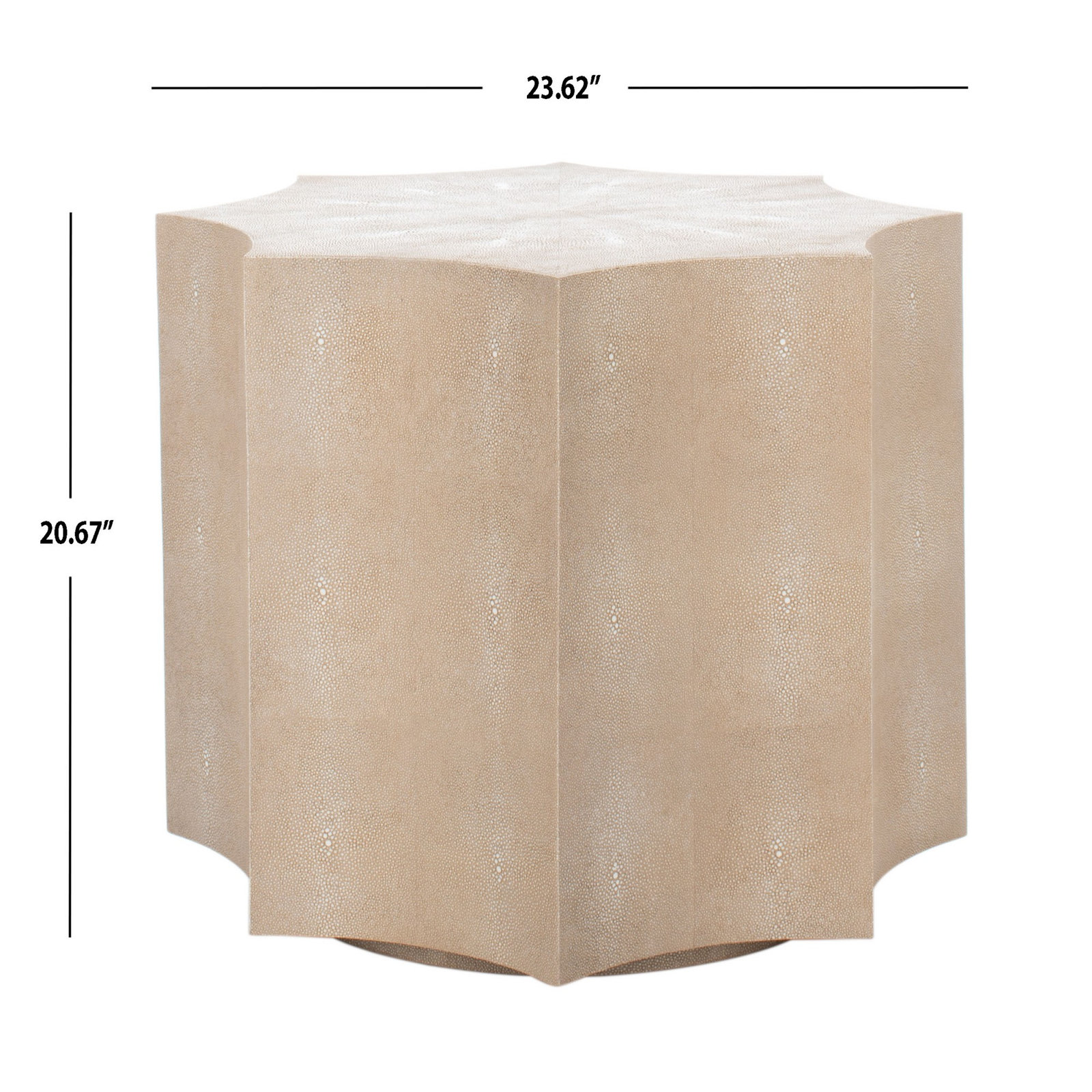 Medici End Table, Natural