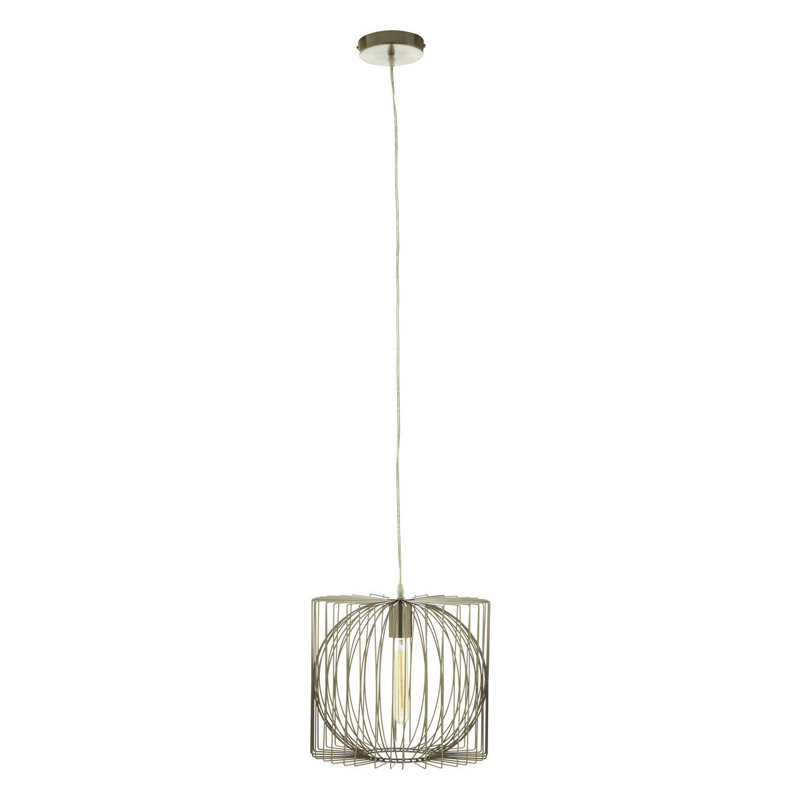 Midwest 1 - Light Silver Square/Rectangle Pendant