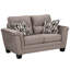 Ensemble de canapé et causeuse en tissu Beeston, taupe-122099441