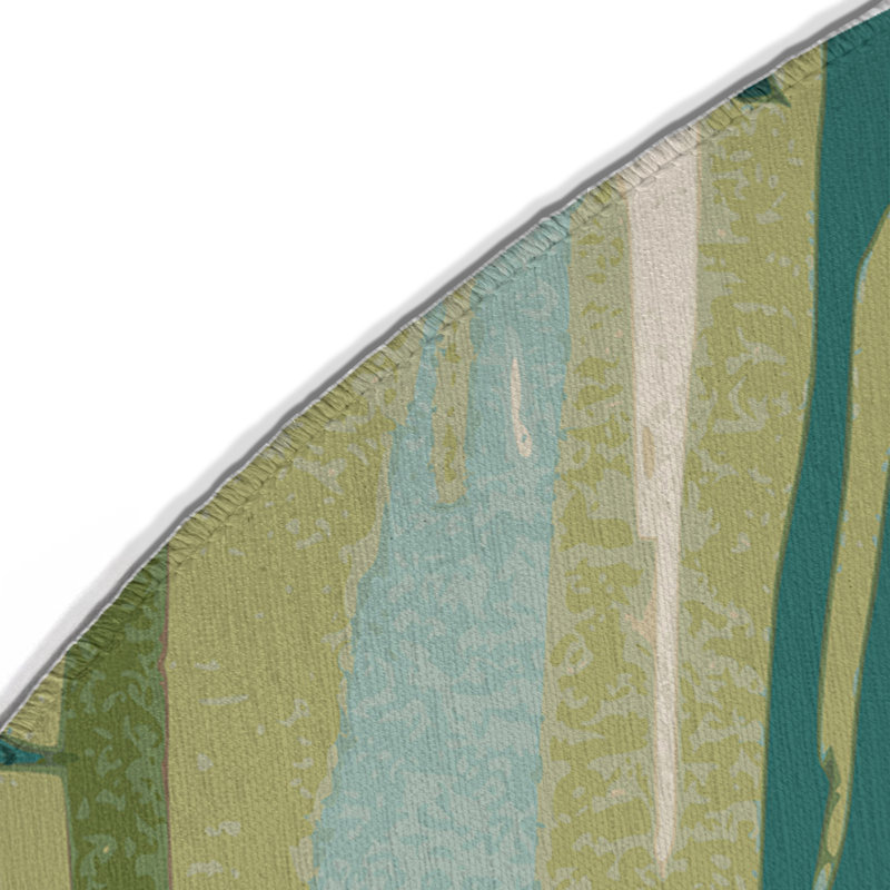 Spirit Flame Indoor And Outdoor Area Rug, Round 5'