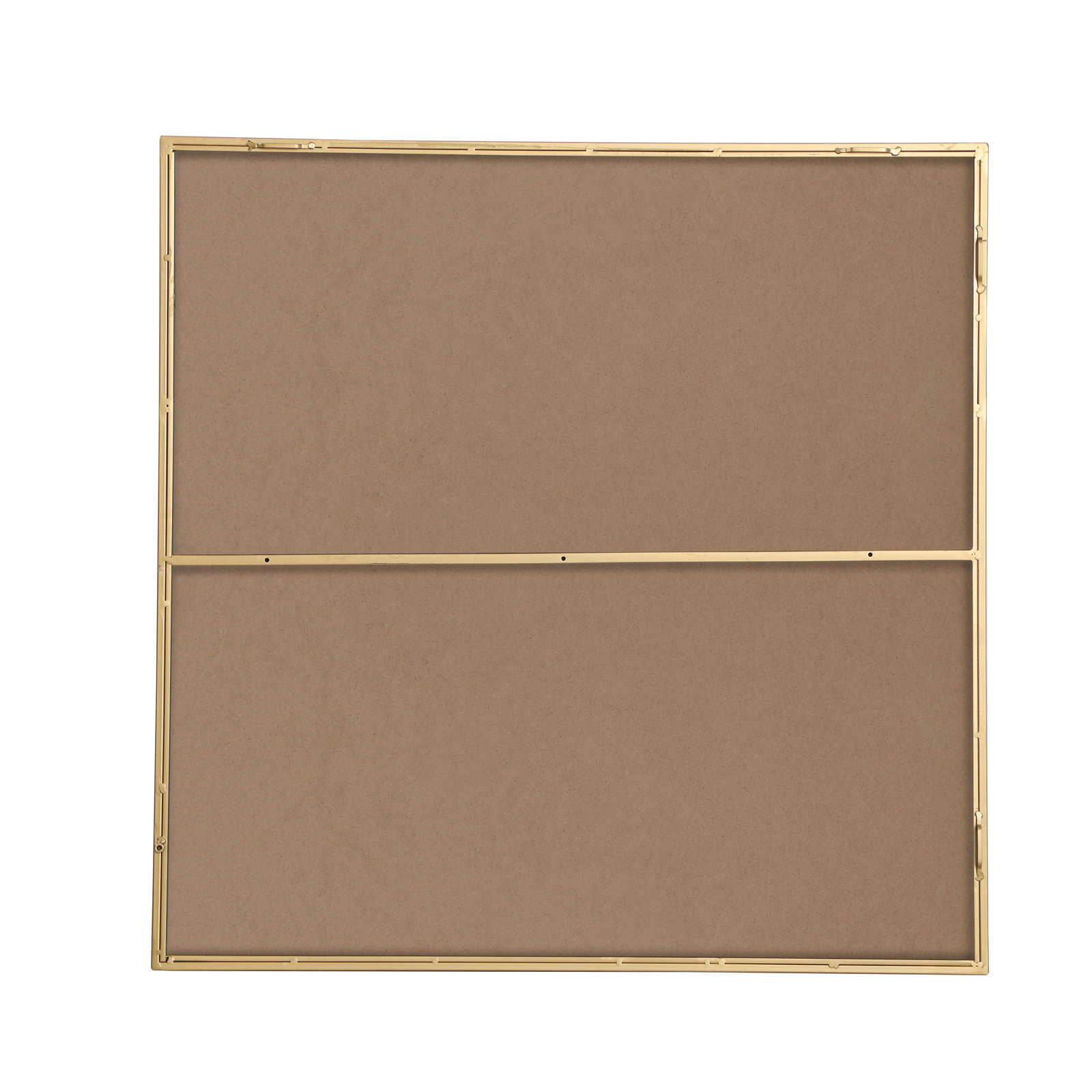 Sabine 36" Accent Mirror, 36" x 36", Brass