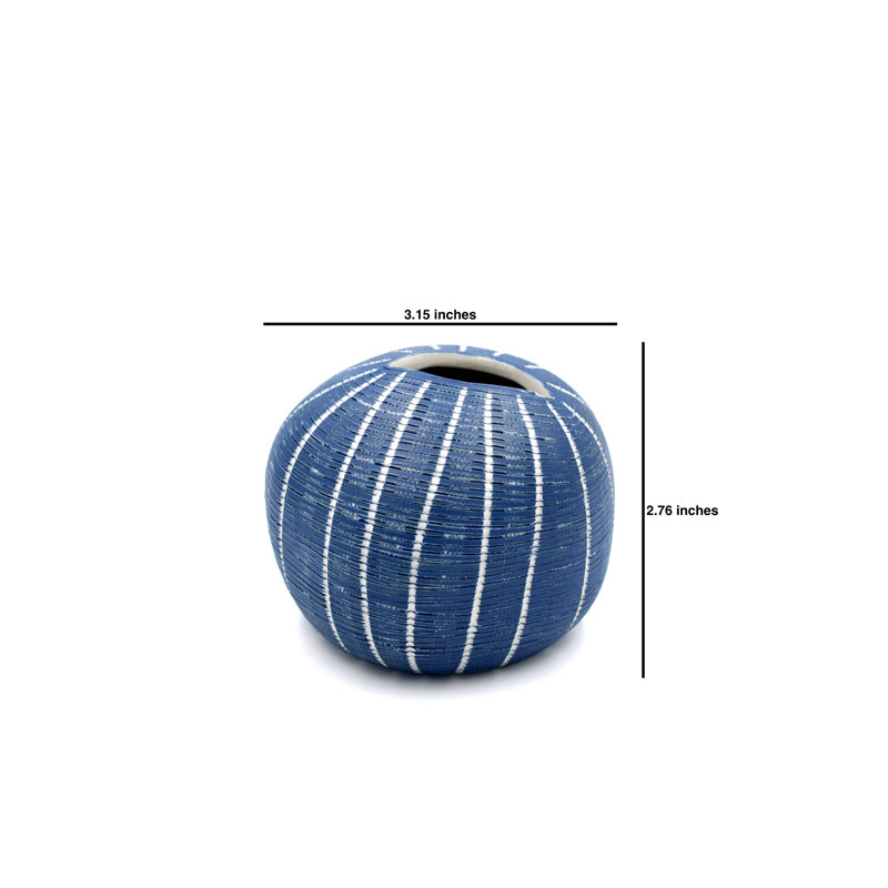 Vase de table Baher, Bleu