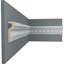 H 3 3/8 po x P 1 1/8 po x L 94 1/2 po (répétition 1 5/8 po), cimaise Blackthorne