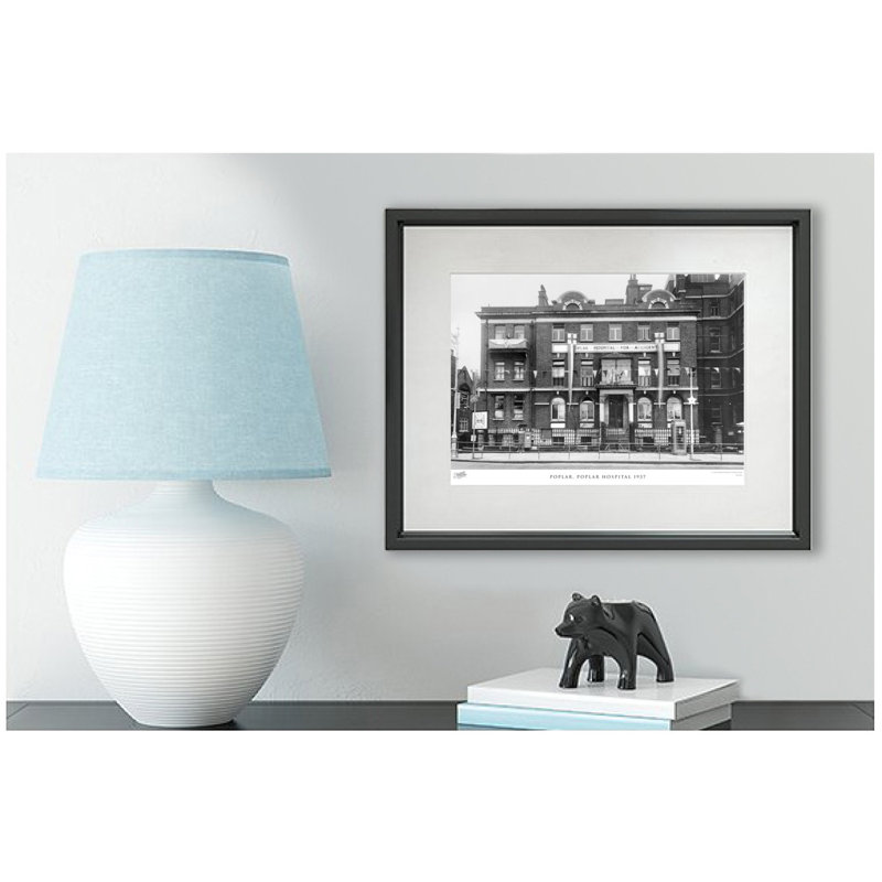 Poplar, Poplar Hospital 1937 by Francis Frith - Single Picture Frame Print, 40cm H x 50cm W x 2.3cm D