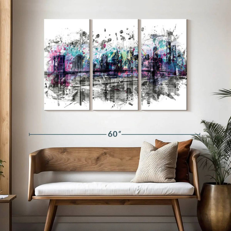 Lilie Modern NYC, 32" H x 50" W