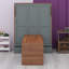 Lit escamotable mural peu encombrant avec bureau pliable intégré-131377513