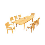 Atnas Outdoor 7 - Piece Teak Dining Set