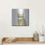 Art mural en métal luxueux «Cool Cat IV» par Grace Popp, 12 po x 12 po