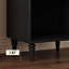 Armoire d'appoint moderne en bois massif