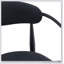 Ensemble de chaises de salle à manger de style Mid-Century moderne, dossier élégant avec pieds en métal noir pour plus de confort et de style
